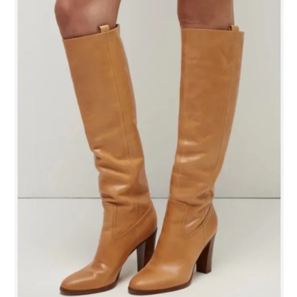 🌹VERONICA BEARD🌹 Vesper Knee High Pull On Western  Boots Size: 12 - Picture 1 of 15